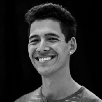 John Scharf in black and white